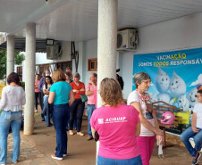 Mais de 500 doses da vacina contra meningite foram aplicadas neste final de semana na região Oeste do Paraná