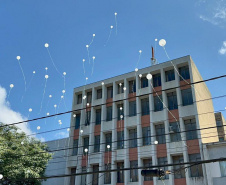 GUARAPUAVA - 22 - 07- 2023 - programação da Campanha Paraná Unido no Combate ao Feminicídio
