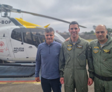 BPMOA forma o primeiro piloto privado de helicópteros como Escola de Aviação