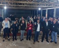 Sanepar e Prefeitura levam água tratada para área rural de Antônio Olinto