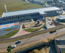 O governador Carlos Massa Ratinho Junior inaugurou neste sábado (05) o novo terminal de ônibus metropolitano de Piraquara, na Região Metropolitana de Curitiba (RMC). 
