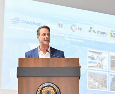 Sanepar inaugura obra em convênio com Itaipu para aplicar R$ 184 milhões em saneamento