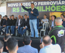 Governador Carlos massa ratinho Júnior recebe projeto executivo do Moegao do Paraná