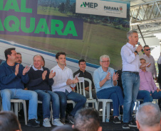 O governador Carlos Massa Ratinho Junior inaugurou neste sábado (05) o novo terminal de ônibus metropolitano de Piraquara, na Região Metropolitana de Curitiba (RMC). 