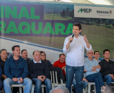 O governador Carlos Massa Ratinho Junior inaugurou neste sábado (05) o novo terminal de ônibus metropolitano de Piraquara, na Região Metropolitana de Curitiba (RMC). 