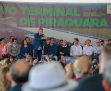 O governador Carlos Massa Ratinho Junior inaugurou neste sábado (05) o novo terminal de ônibus metropolitano de Piraquara, na Região Metropolitana de Curitiba (RMC). 