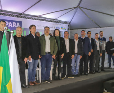 Lapa, 10 de agosto de 2023 - O governo do Paraná realiza na Lapa a entrega de 118 moradias populares, sendo 94 por meio do programa Casa Fácil.