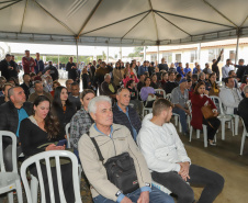 Lapa, 10 de agosto de 2023 - O governo do Paraná realiza na Lapa a entrega de 118 moradias populares, sendo 94 por meio do programa Casa Fácil.