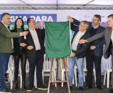 Lapa, 10 de agosto de 2023 - O governo do Paraná realiza na Lapa a entrega de 118 moradias populares, sendo 94 por meio do programa Casa Fácil.