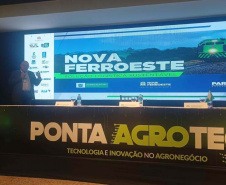 Ganhos de logística da Nova Ferroeste são apresentados em feira no Mato Grosso do Sul