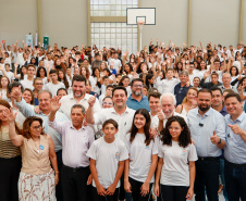 Governador entrega nova escola Maria Loiola Guimarães que tem capacidade para 900 alunos, em Ortigueira. Foto: Gabriel Rosa/AEN
