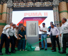 inauguração da Unidade Puma II da Klabin