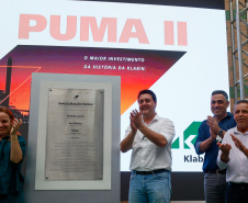 inauguração da Unidade Puma II da Klabin