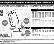  Amep implanta linha circular durante reforma da Estação tubo PUC