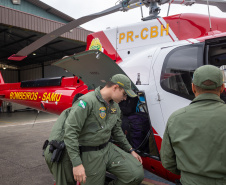 Ratinho Junior autoriza envio de aeronave para ajudar vítimas das chuvas no Rio Grande do Sul