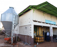  inauguração de mais um sistema para a produção de biogás e biometano, instalado na Granja Angst, em Toledo, no Oeste do Paraná. 