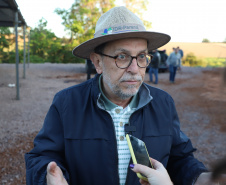 Governador Carlos Massa Ratinho Junior, participa da inauguração de mais um sistema para a produção de biogás e biometano, instalado na Granja Angst, em Toledo, no Oeste do Paraná. 