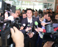  inauguração de mais um sistema para a produção de biogás e biometano, instalado na Granja Angst, em Toledo, no Oeste do Paraná. 