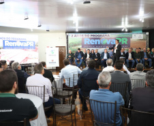  inauguração de mais um sistema para a produção de biogás e biometano, instalado na Granja Angst, em Toledo, no Oeste do Paraná. 