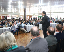  inauguração de mais um sistema para a produção de biogás e biometano, instalado na Granja Angst, em Toledo, no Oeste do Paraná. 