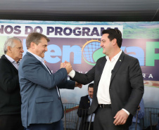  inauguração de mais um sistema para a produção de biogás e biometano, instalado na Granja Angst, em Toledo, no Oeste do Paraná. 