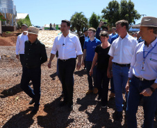  inauguração de mais um sistema para a produção de biogás e biometano, instalado na Granja Angst, em Toledo, no Oeste do Paraná. 