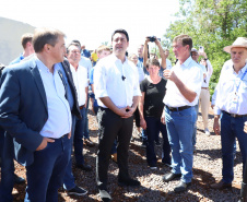  inauguração de mais um sistema para a produção de biogás e biometano, instalado na Granja Angst, em Toledo, no Oeste do Paraná. 