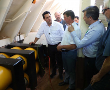  inauguração de mais um sistema para a produção de biogás e biometano, instalado na Granja Angst, em Toledo, no Oeste do Paraná. 