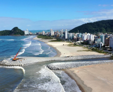 Com estruturas finalizadas, revitalização da Orla de Matinhos chega a 86% de conclusão