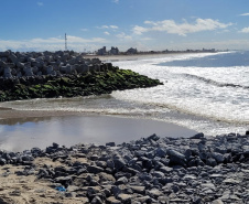 Com estruturas finalizadas, revitalização da Orla de Matinhos chega a 86% de conclusão