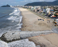 Com estruturas finalizadas, revitalização da Orla de Matinhos chega a 86% de conclusão
