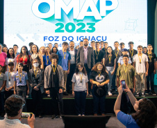 Evento em Foz do Iguaçu premia vencedores das Olimpíadas de Matemática das Escolas Estaduais do Paraná (Omap) Caixa de entrada