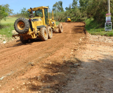 PR-511 Conservação de estrada rural atende distrito em Contenda 