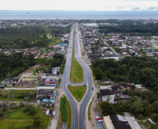 Lote 2 vai duplicar 13 km da PR-407, principal acesso para Pontal do Paraná, no Litoral