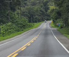 Antonina, 29 de agosto de 2023 - Rodovia PR 408, entre Morretes e Antonina.