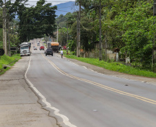 Antonina, 29 de agosto de 2023 - Rodovia PR 408, entre Morretes e Antonina.