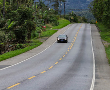 Morretes, 29 de agosto de 2023 - Rodovia PR 804, em Morretes.