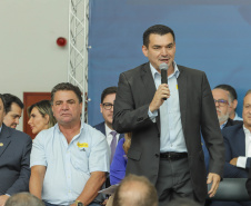 Curitiba, 25 de setembro de 2023 - O governador Carlos Massa Ratinho Jr. realiza encontro com prefeitos e entrega mais de R$ 400 milhões em melhorias às cidades paranaenses.