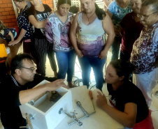 Sanepar oferece curso de manutenção hidráulica para mulheres de Antônio Olinto
