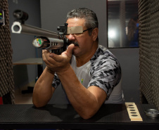 Paratletas militares de tiro esportivo de ar treinam na Base SO E Lo ndrina e participam de Campeonato Brasileiro