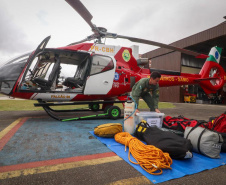 Ratinho Junior autoriza envio de aeronave para ajudar vítimas das chuvas no Rio Grande do Sul