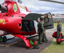 Ratinho Junior autoriza envio de aeronave para ajudar vítimas das chuvas no Rio Grande do Sul