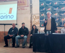 Assinatura agora de convênio para pavimentação de estrada rural em Vitorino.