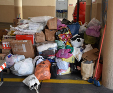 Campanha de solidariedade do Paraná arrecada 22 mil itens para o Rio Grande do Sul