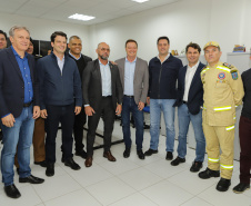 O governador Carlos Massa Ratinho Jr inaugura Nova Sede dos Bombeiros em Colombo.