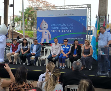 Projeto ''Fronteiras Saudáveis e Seguras do Mercosul'' promove ação de vacinação na Tríplice Fronteira de Foz do Iguaçu