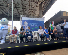 Projeto ''Fronteiras Saudáveis e Seguras do Mercosul'' promove ação de vacinação na Tríplice Fronteira de Foz do Iguaçu