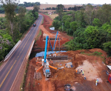 Com terraplanagem avançada, duplicação da PR-445 atinge a marca de 13% de execução