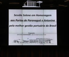 Portos do Paraná recebe homenagem da Assembleia Legislativa 