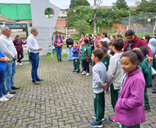 Inaugurado primeiro Jardim de Água e Mel da Sanepar em parceria com a prefeitura de Colombo